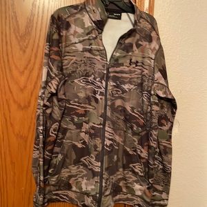 Mens Under Armour Camo Zipped jacket